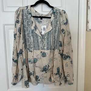 NWT torrid boho-style Blouse